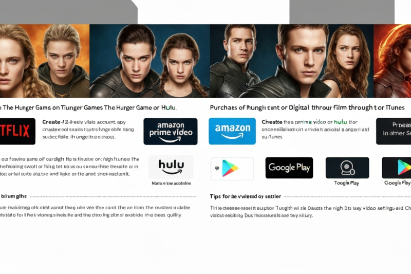 Complete Guide to Watch The Hunger Games (Online and Legal)